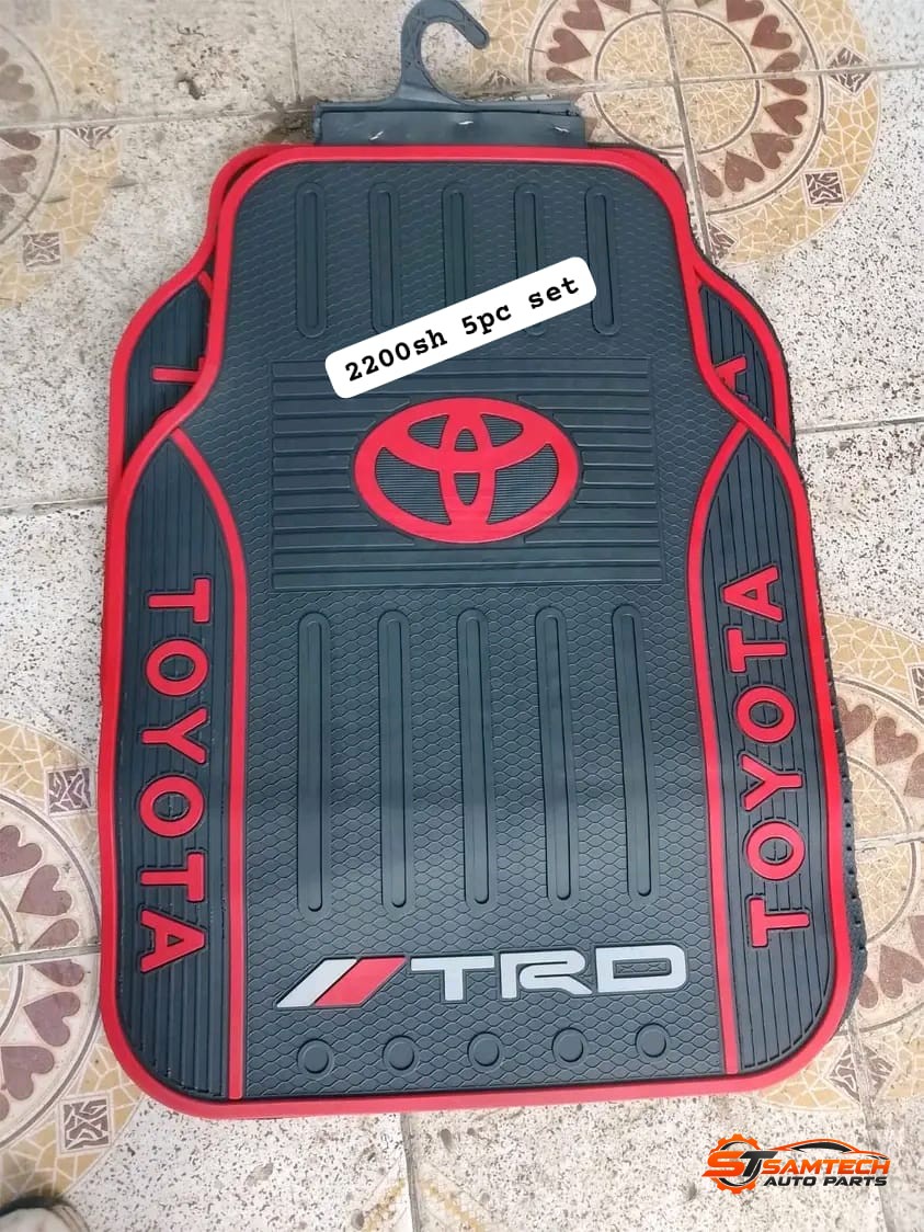 Tata Red Heavy-duty Floor Mats - 5 Piece