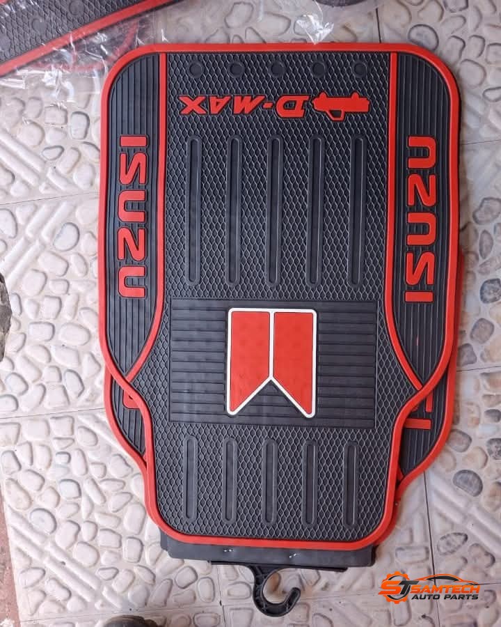 Isuzu Red Heavy-duty Floor Mats - 5 Piece