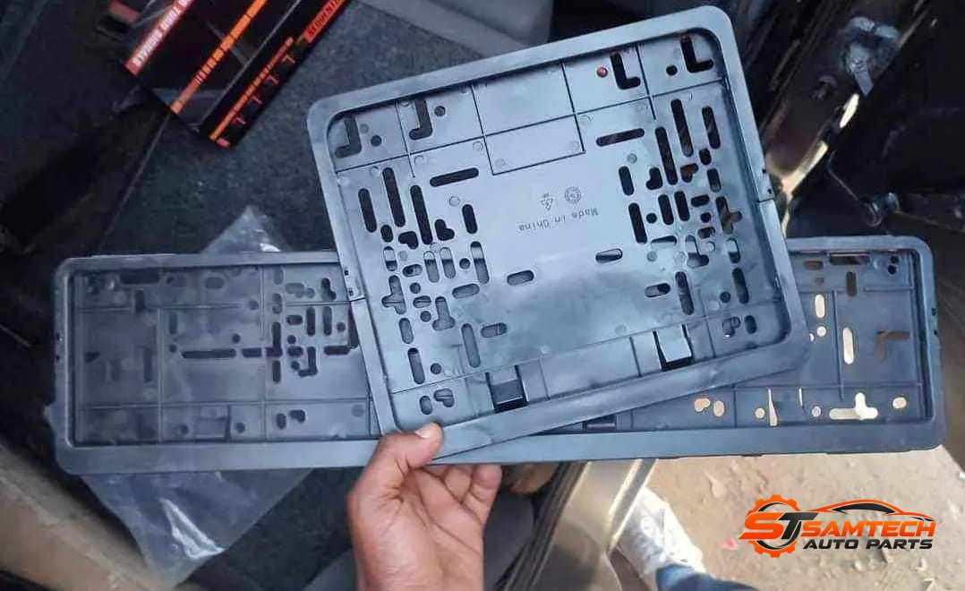Plastic Number Plates holder pair