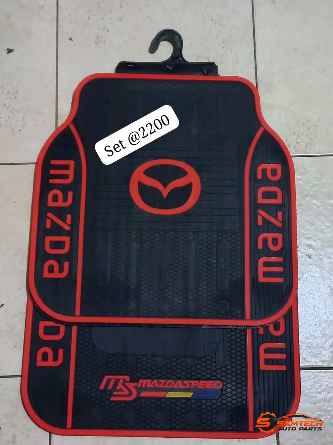 Mazda Red Heavy-duty Floor Mats - 5 Piece