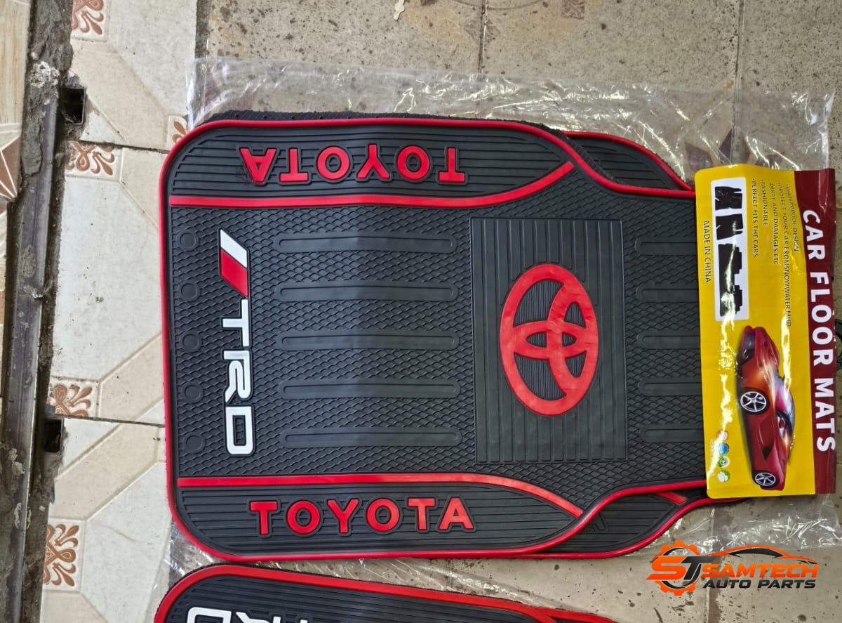 Toyota Red Heavy-duty Floor Mats - 5 Piece