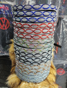 Shiny Beads Crystal Steering Wheel Covers