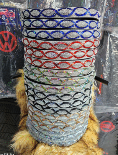 Shiny Beads Crystal Steering Wheel Covers