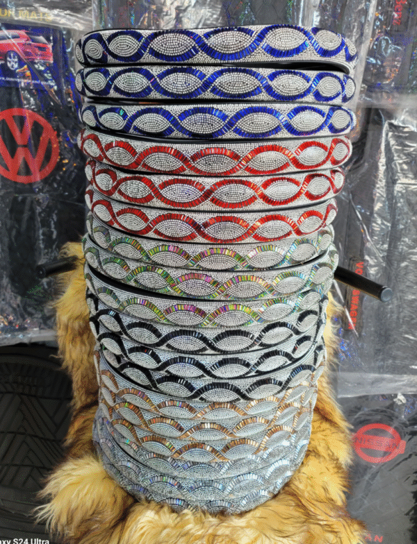 Shiny Beads Crystal Steering Wheel Covers