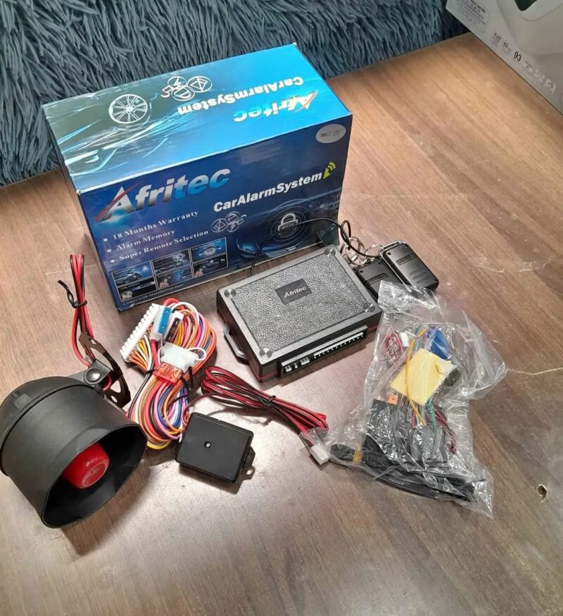 Afritec Car Alarm – Without Cut Off