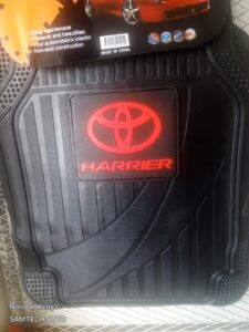 Harrier Floor Mats – Black with Red Logo