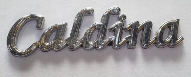 Caldina Chrome Emblem