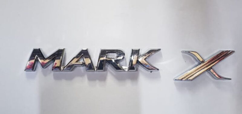 Mark X Chrome Emblem