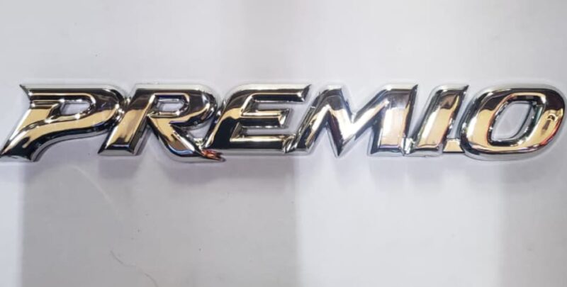 Premio Chrome Emblem