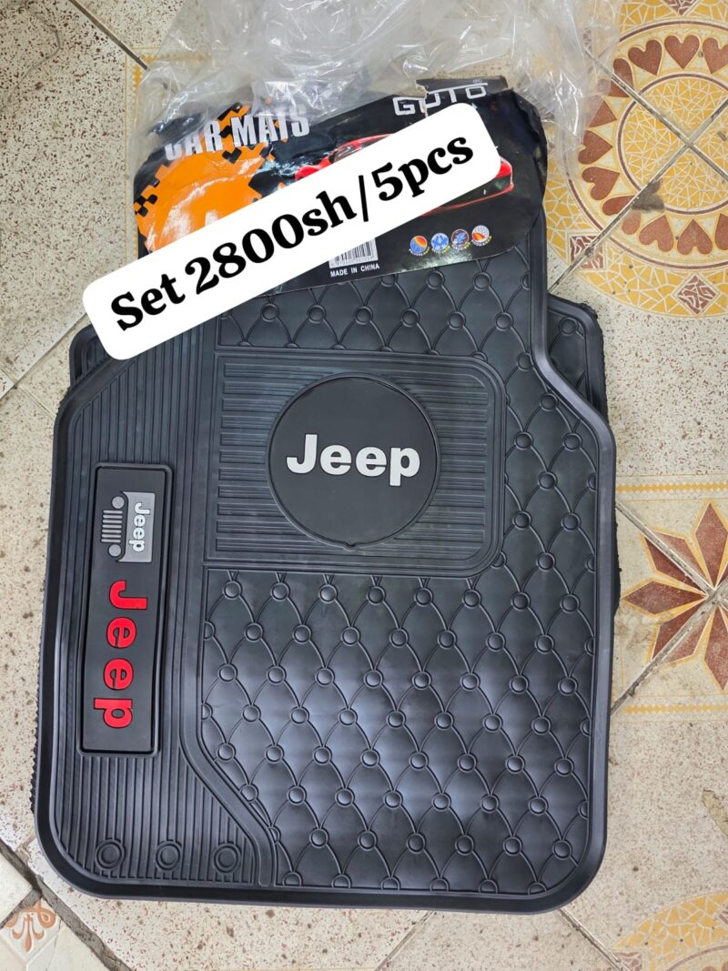 Jeep rubber car mats
