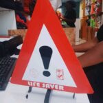 Metal Emergency Warning Triangle