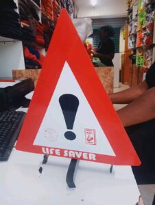 Metal Emergency Warning Triangle